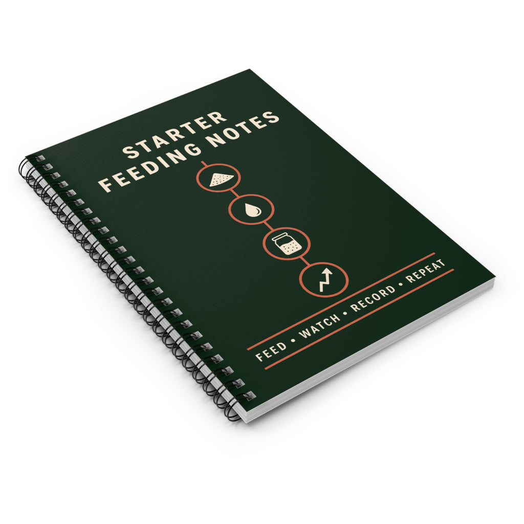 Starter Feeding Notes Spiral Notebook — Baby Feeding Tracker, Feed • Watch • Record • Repeat