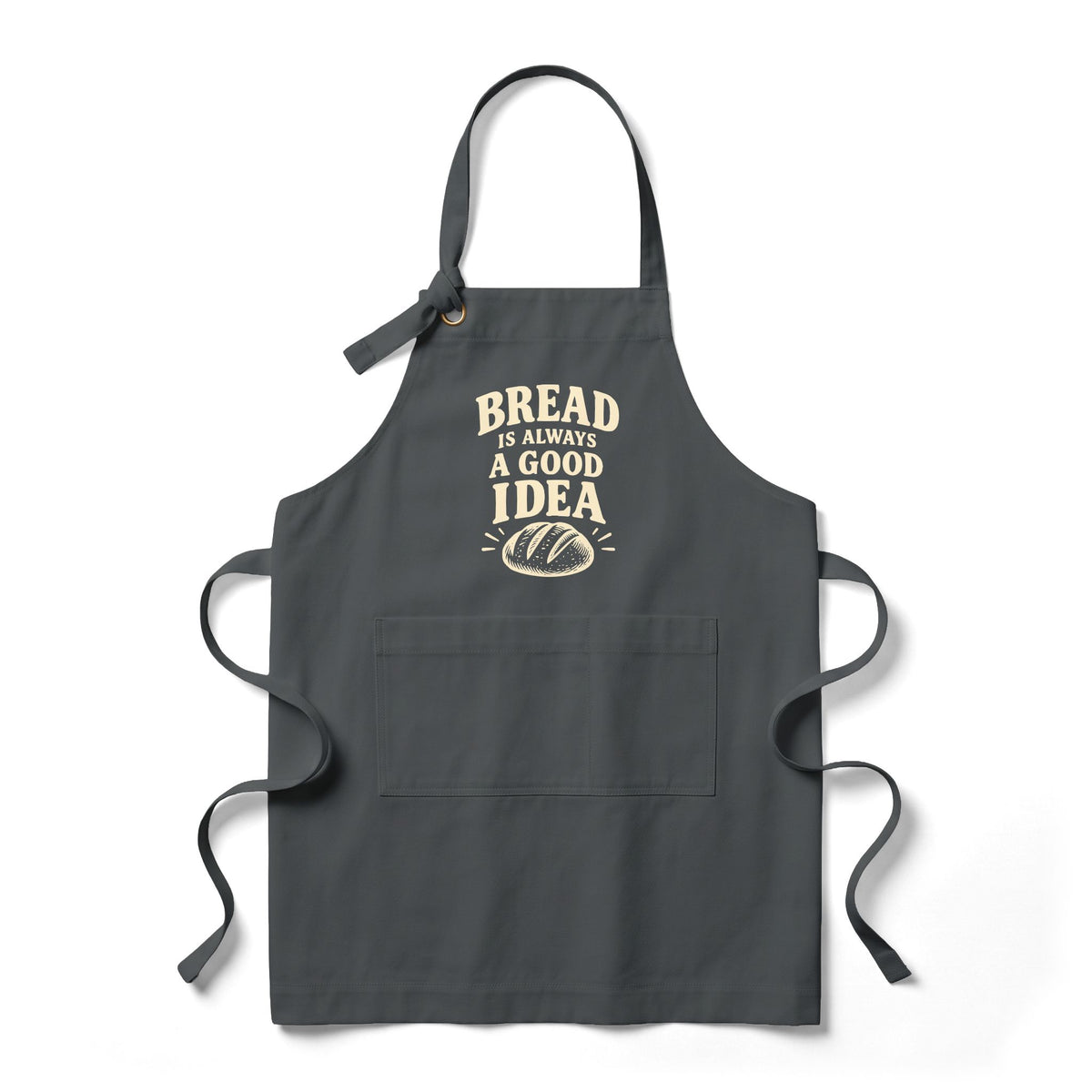 Bread Is Always a Good Idea Apron — Baker's Cotton Bib Apron