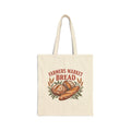 Farmers Market Bread Tote Bag — Rustic Bakery Canvas Grocery Tote