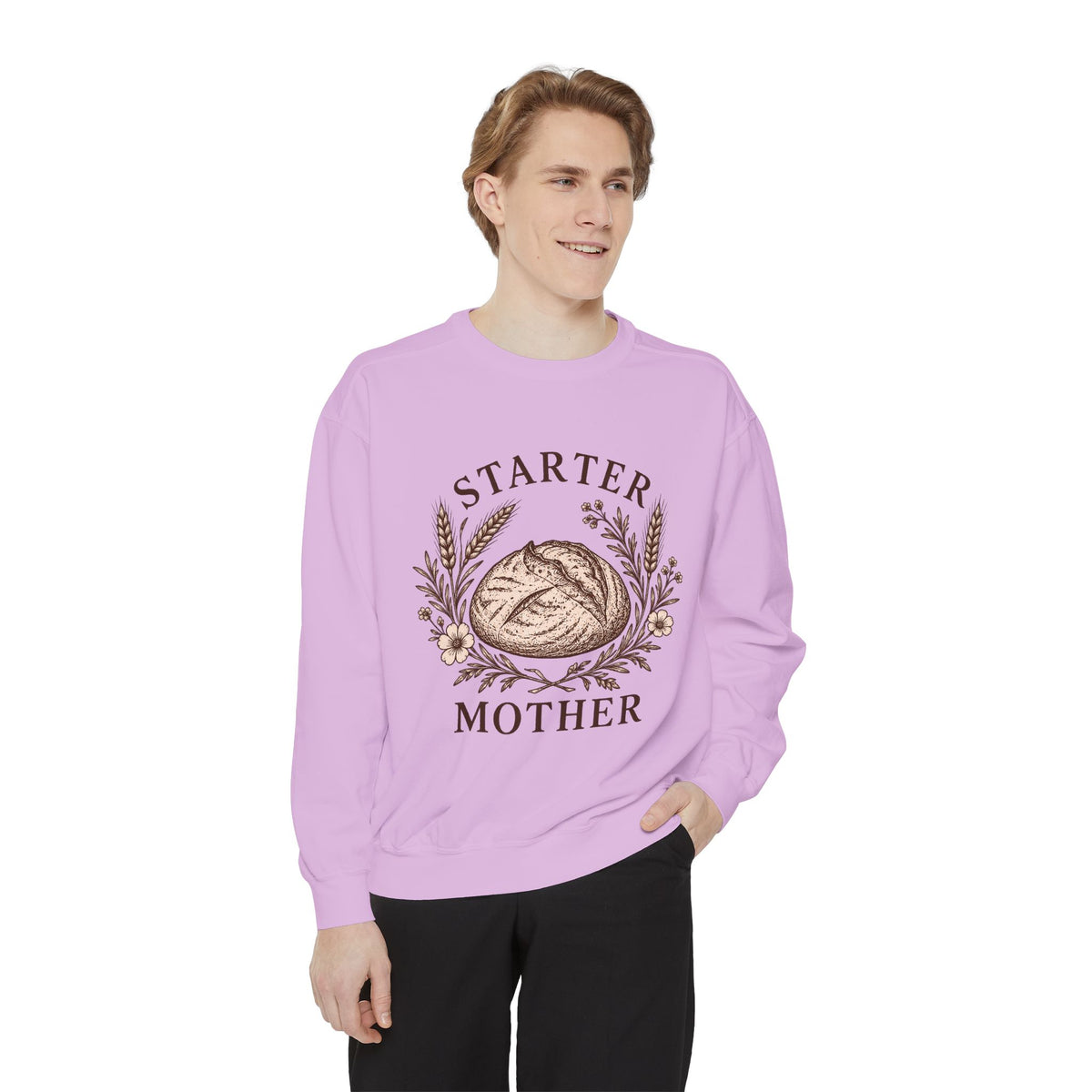 Starter Mother Sweatshirt — Bread Baker Mom Crewneck