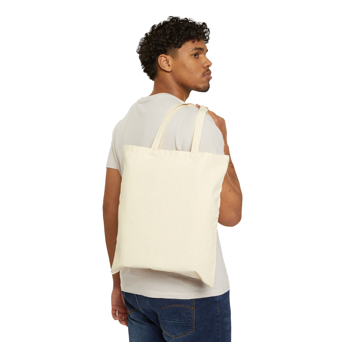 Farmers Market Bread Tote Bag — Rustic Bakery Canvas Grocery Tote