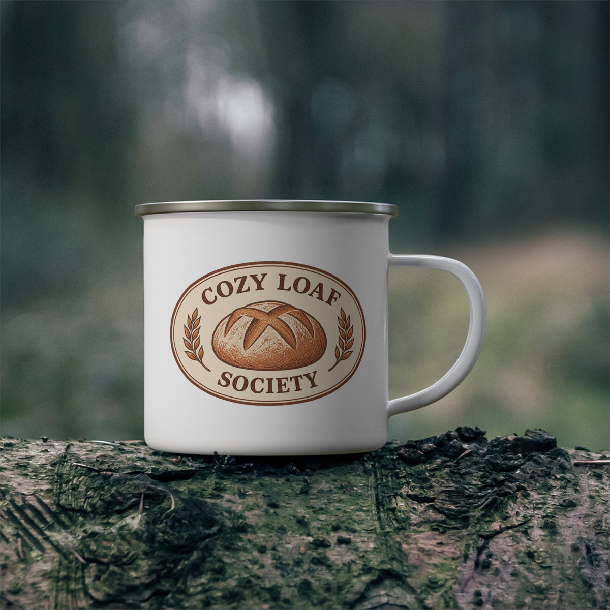 Cozy Loaf Society Rustic Bread Camp Coffee Cup