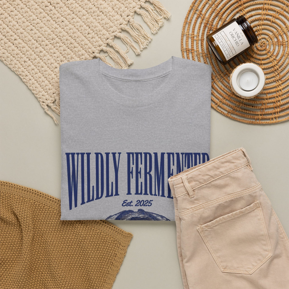 T-Shirt — "Wildly Fermented" Sourdough Club Bread Tee