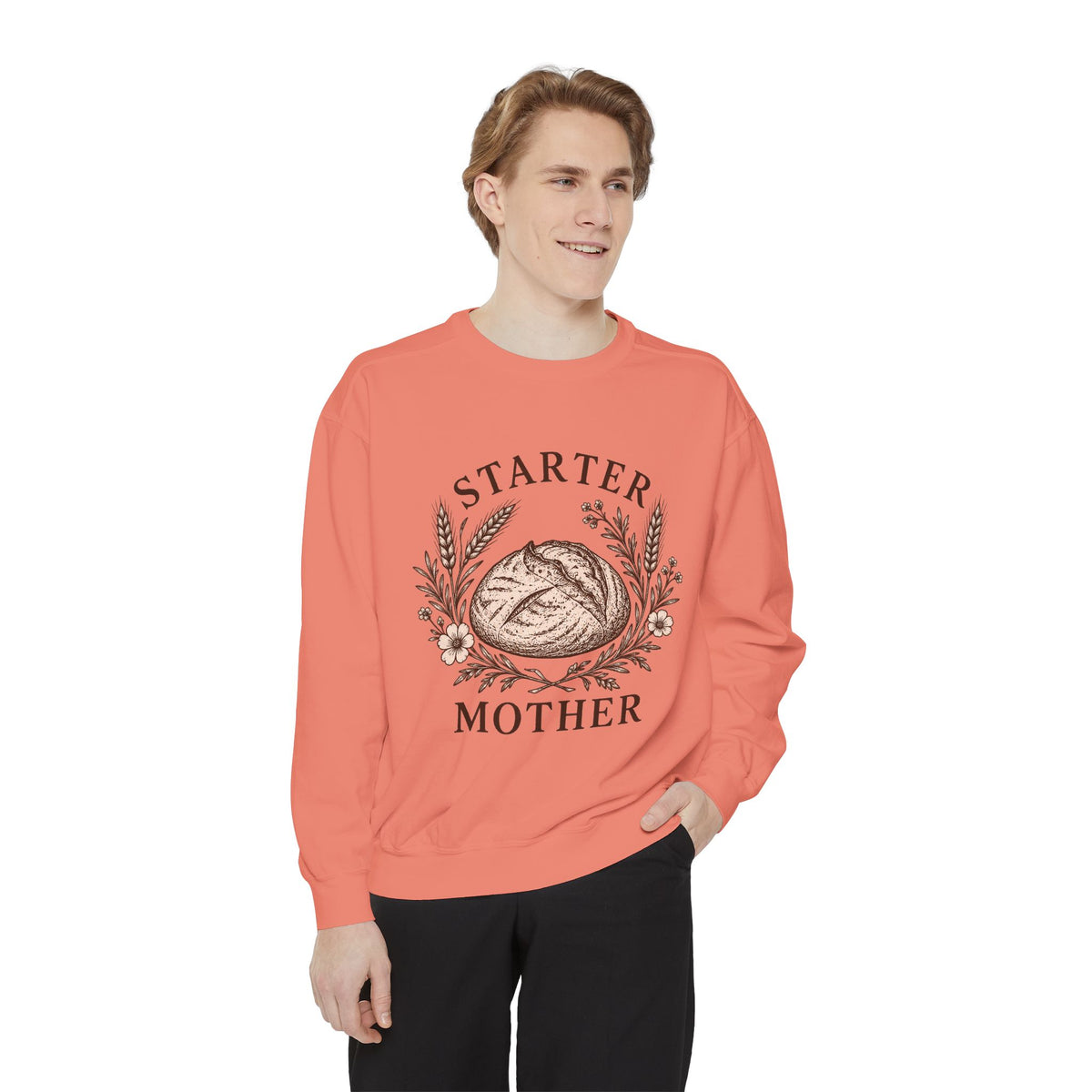 Starter Mother Sweatshirt — Bread Baker Mom Crewneck