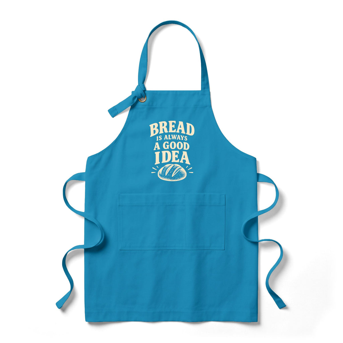 Bread Is Always a Good Idea Apron — Baker's Cotton Bib Apron
