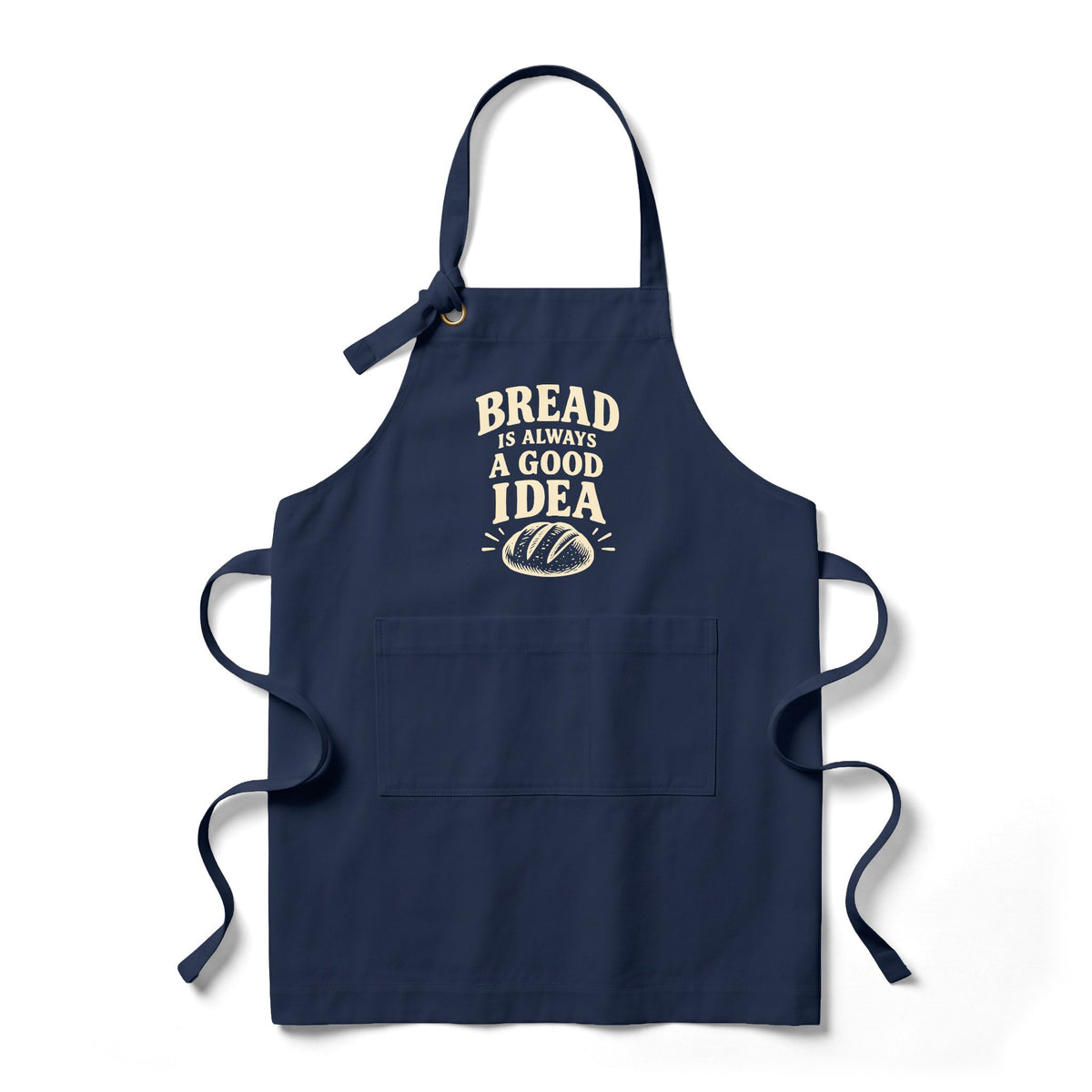 Bread Is Always a Good Idea Apron — Baker's Cotton Bib Apron