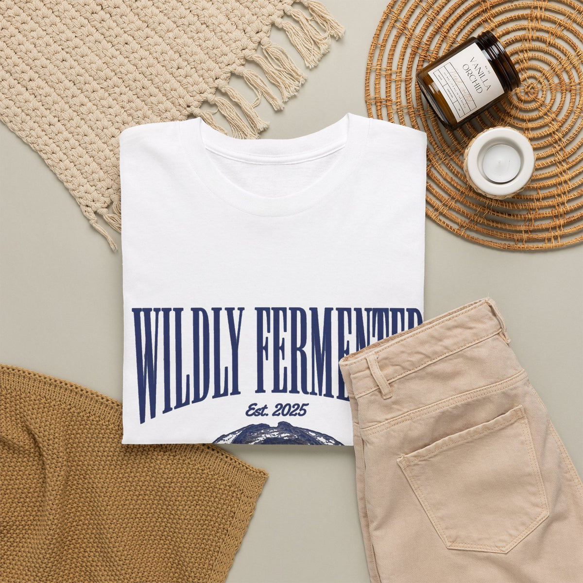 T-Shirt — "Wildly Fermented" Sourdough Club Bread Tee