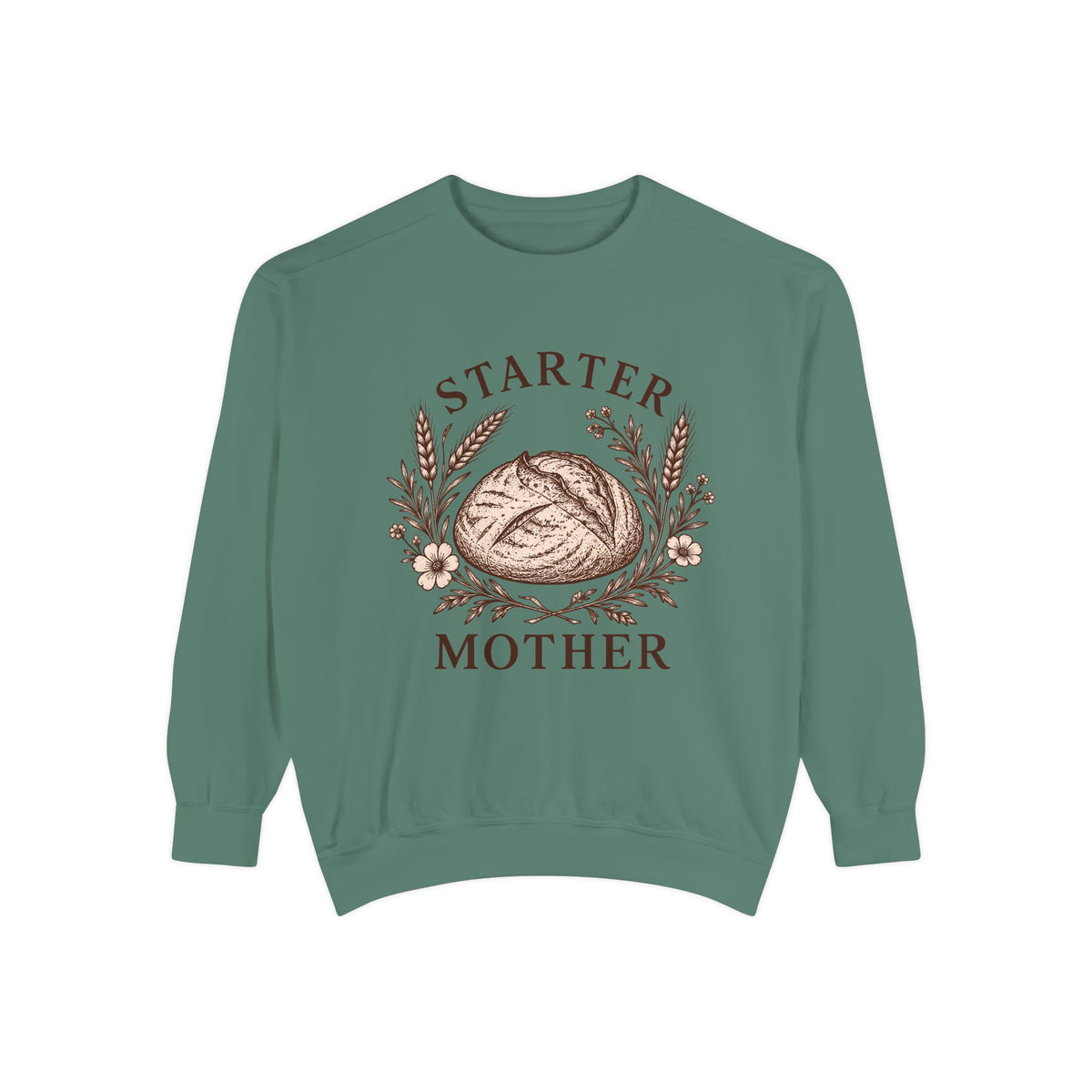 Starter Mother Sweatshirt — Bread Baker Mom Crewneck