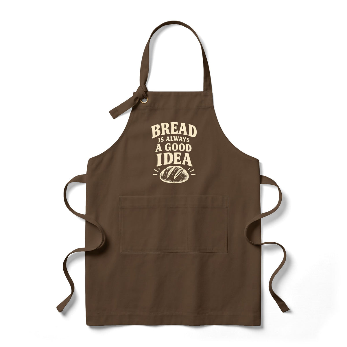 Bread Is Always a Good Idea Apron — Baker's Cotton Bib Apron