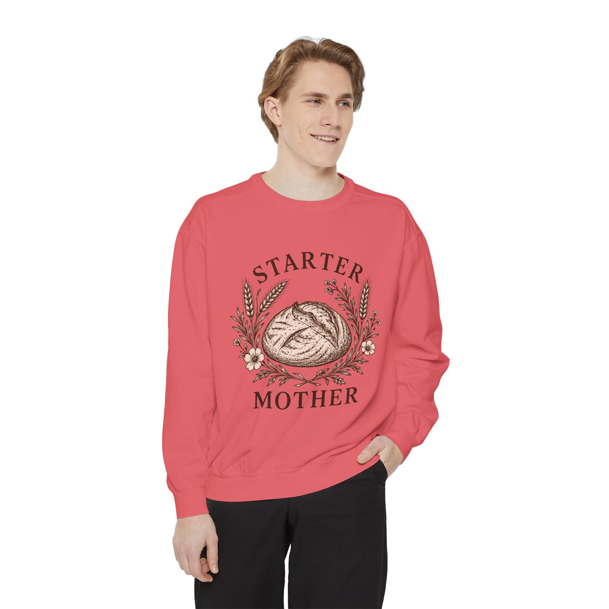 Starter Mother Sweatshirt — Bread Baker Mom Crewneck